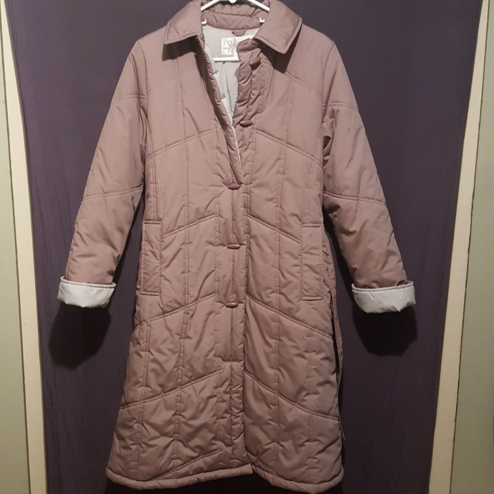 Amazing vintage women's Sharpe Long Winter quilted
